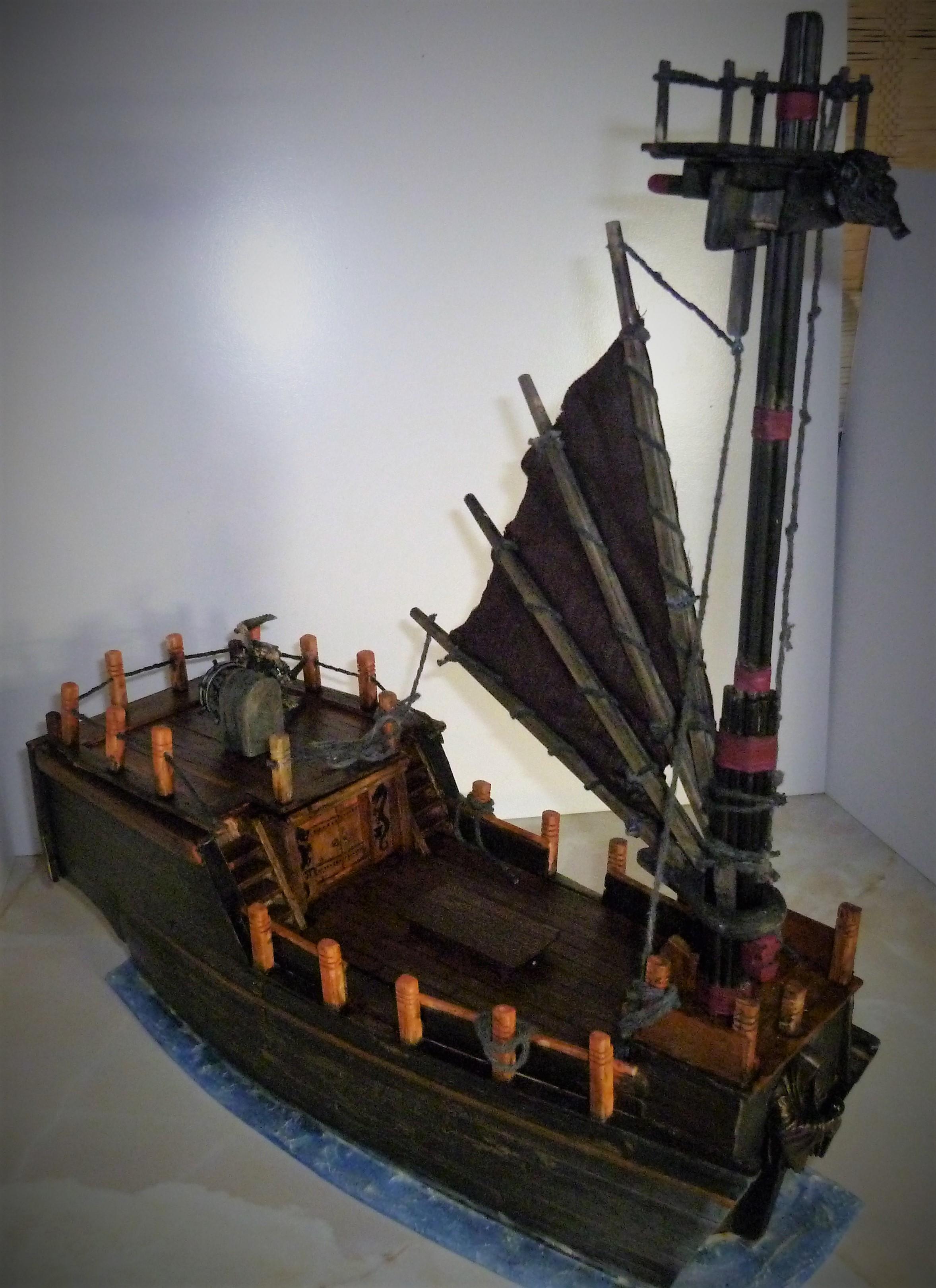 Boat, Japanese, Scratch Build, Ship - Feudal Japanese Boat 